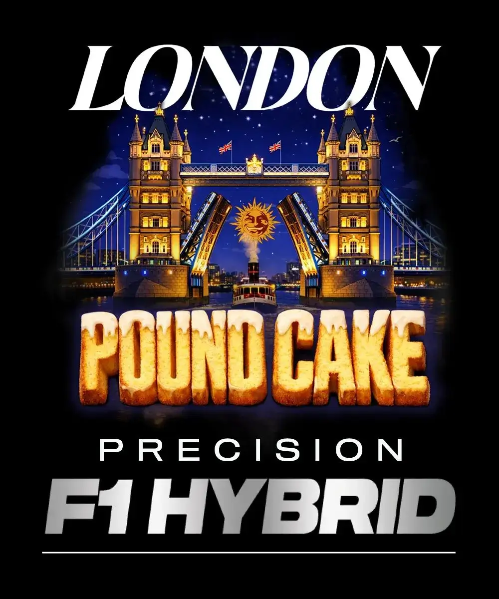 LONDON POUND CAKE: strain page photo, credit seedfinder.eu, copyright status shown with credit copyright unverified